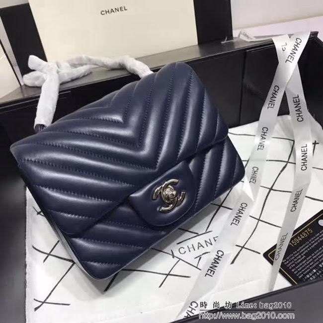 香奈兒CHANEL 升級版V線1115小羊皮肩背斜跨鏈條包 DSC1246